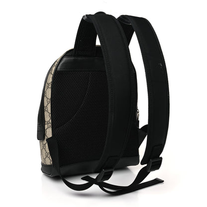 Gucci GG Supreme Monogram Small Eden Day Backpack Black 3 of 10