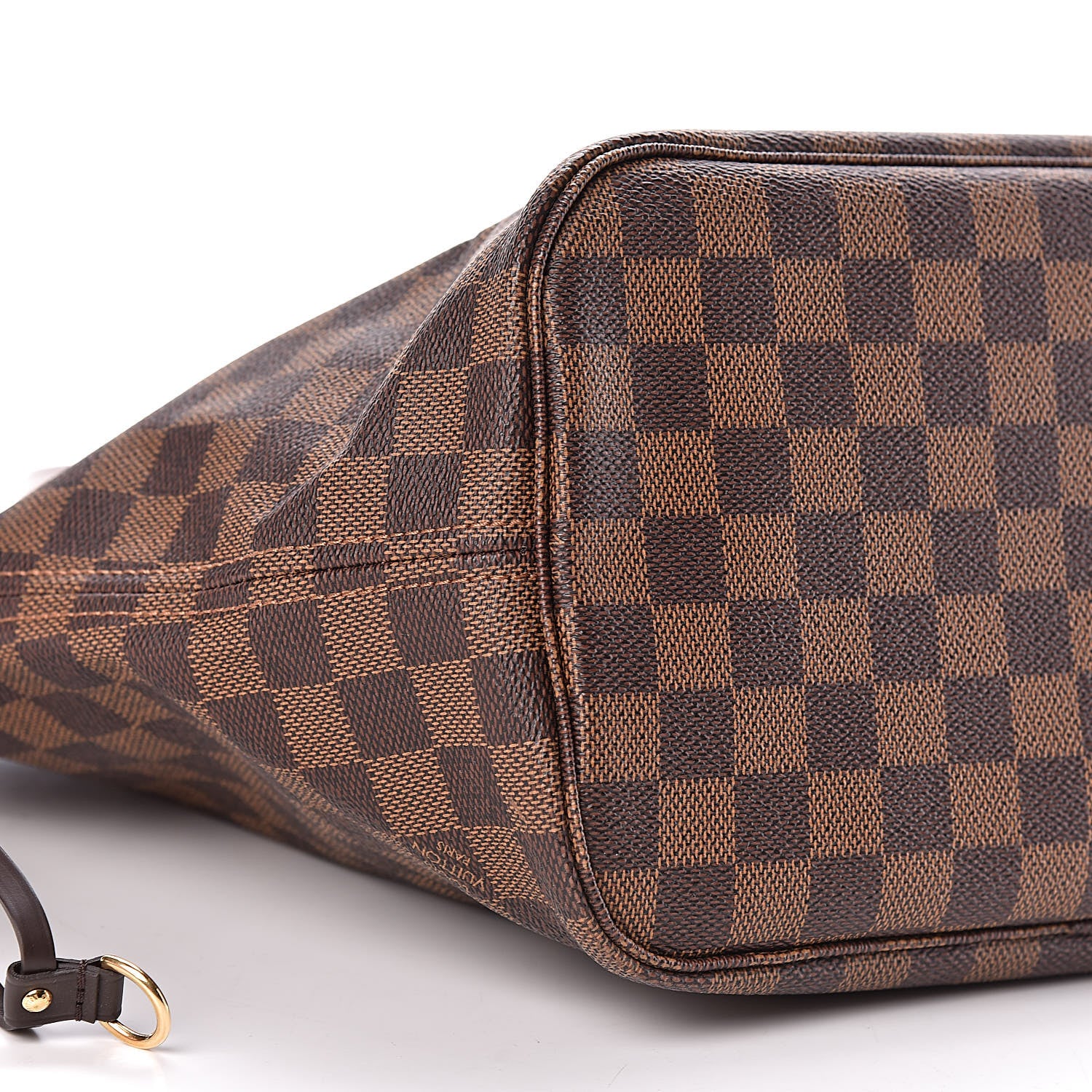 Louis Vuitton Damier Ebene Neo Neverfull MM Rose Ballerine 10 of 17