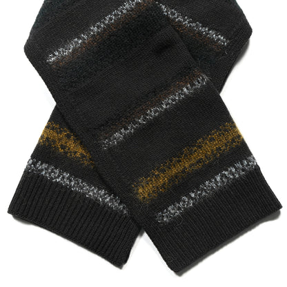 Hermes Wool Cashmere Mohair Rayures Fondues Muffler Multicolor 2 of 3