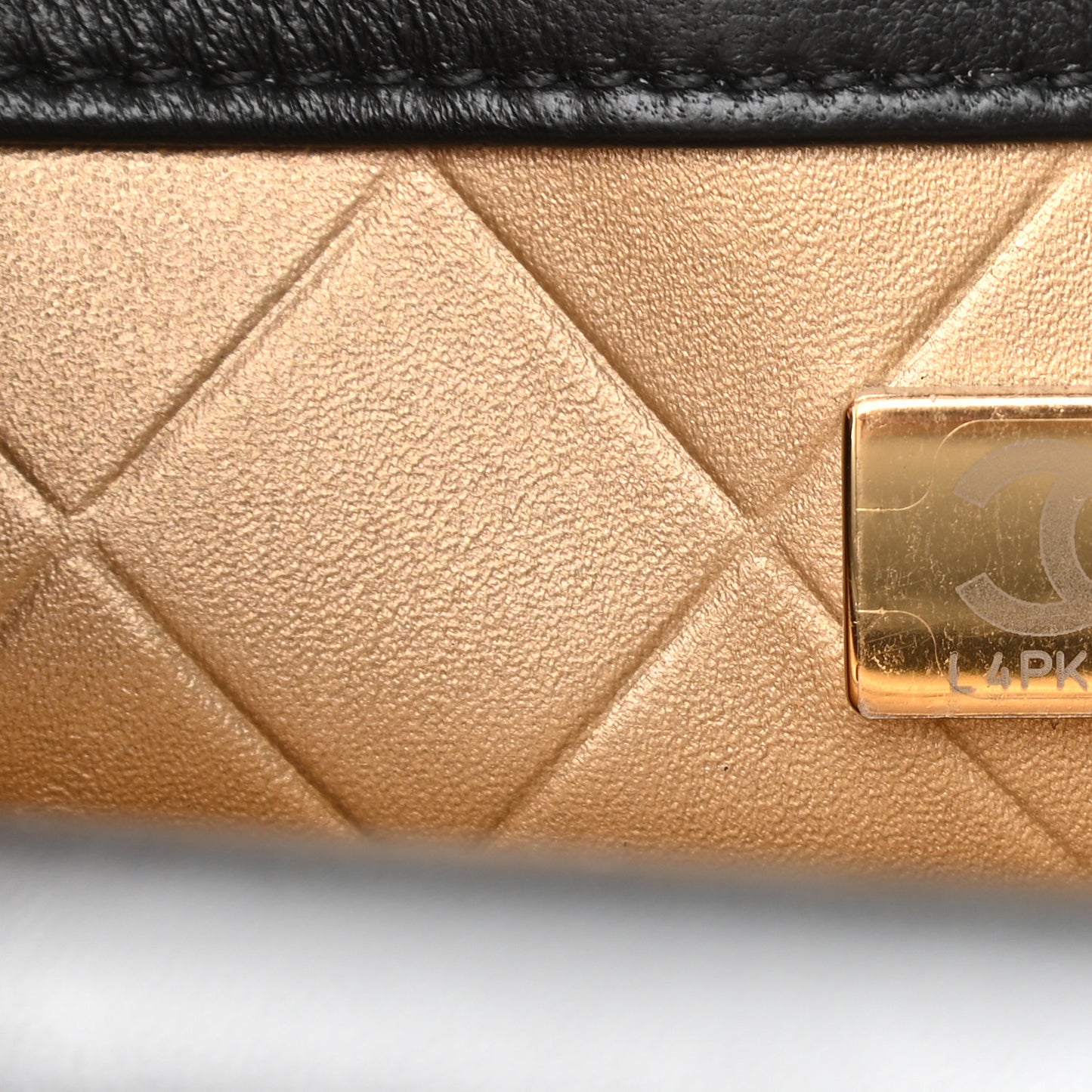 Lambskin Quilted Mini Coco Clips Single Flap Black