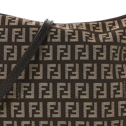 Fendi Zucchino Crossbody Dark Brown 8 of 10