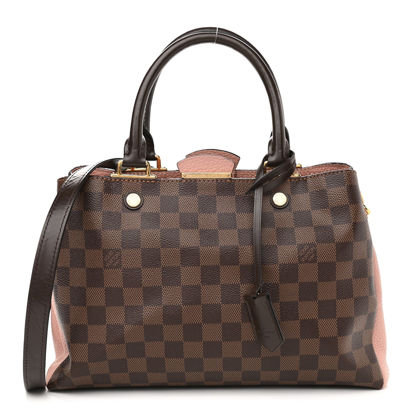 Damier Ebene Cuir Taurillon Brittany Magnolia