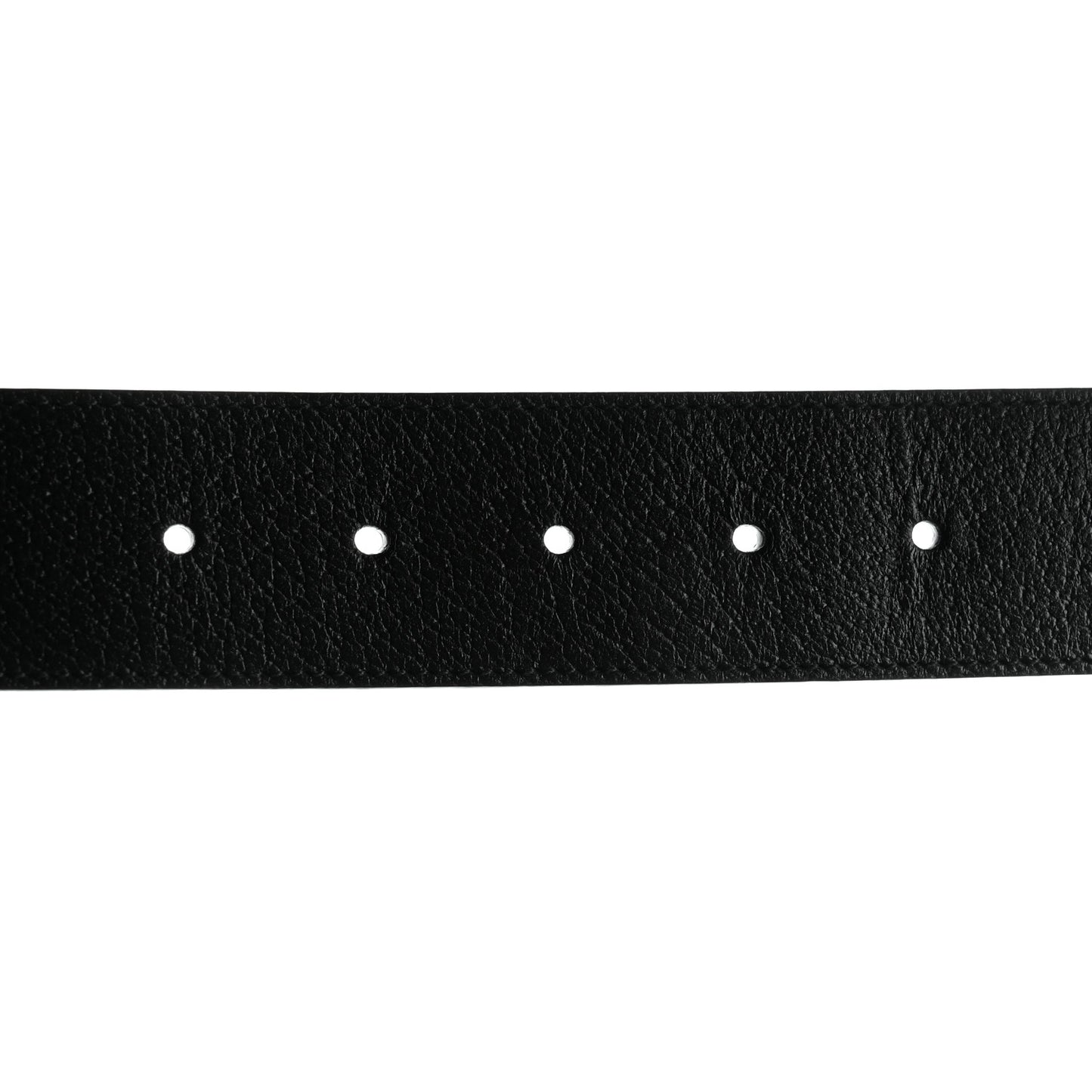 Textured Calfskin Double G 40mm Belt 80 32 Black