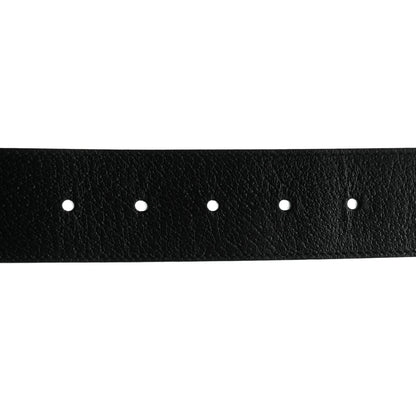 Gucci Textured Calfskin Double G 40mm Belt 80 32 Black 4 of 5