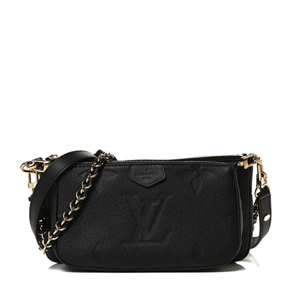 Louis Vuitton Empreinte Monogram Giant Multi Pochette Accessories Black 1 of 12