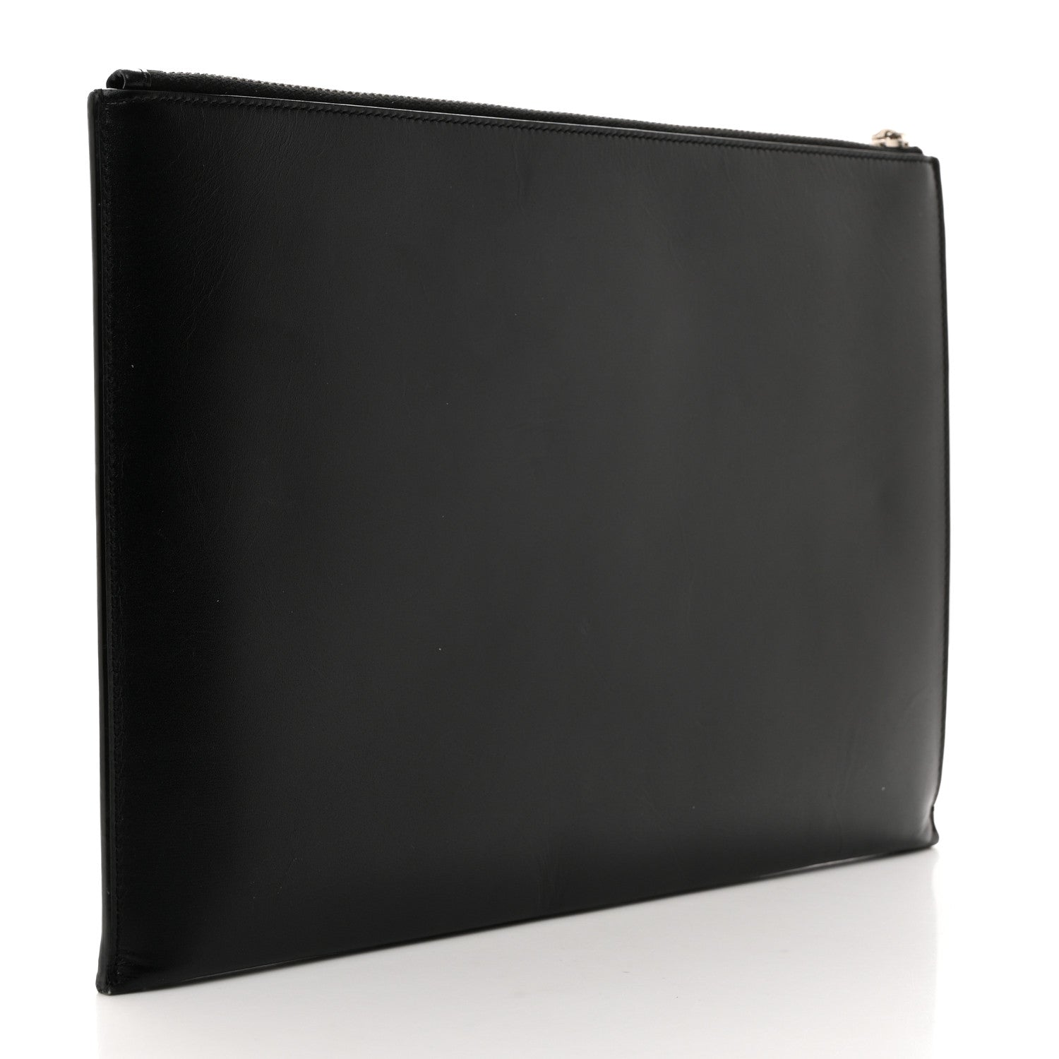 Saint Laurent Calfskin Monogram iPad Case Black 3 of 12