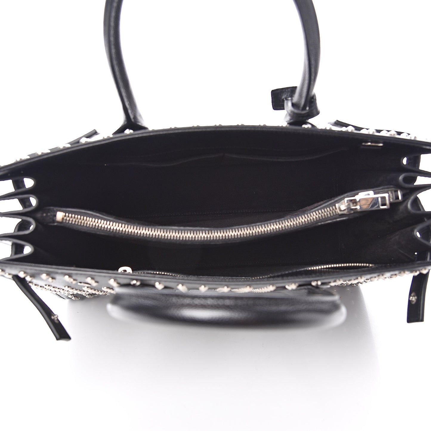 Grain De Poudre Studded Small Sac De Jour Black