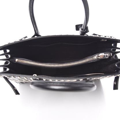 Saint Laurent Grain De Poudre Studded Small Sac De Jour Black 4 of 10