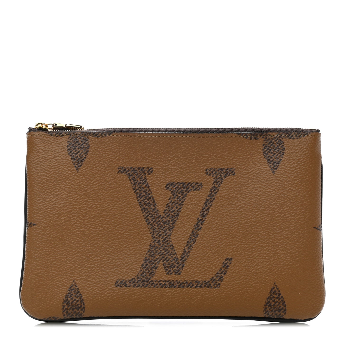 Reverse Monogram Giant Double Zip Pochette