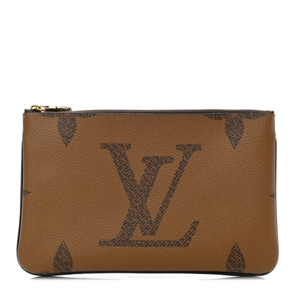 Louis Vuitton Reverse Monogram Giant Double Zip Pochette 1 of 8
