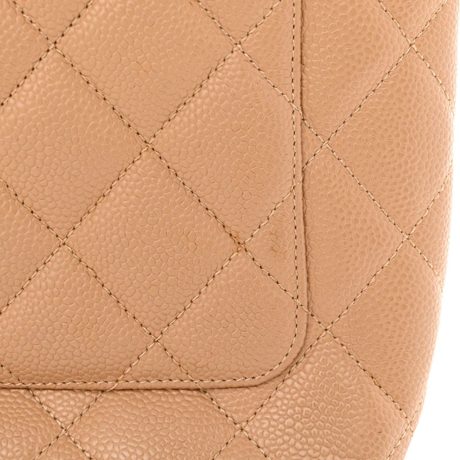 Chanel Caviar Quilted Medallion Tote Beige 13 of 16