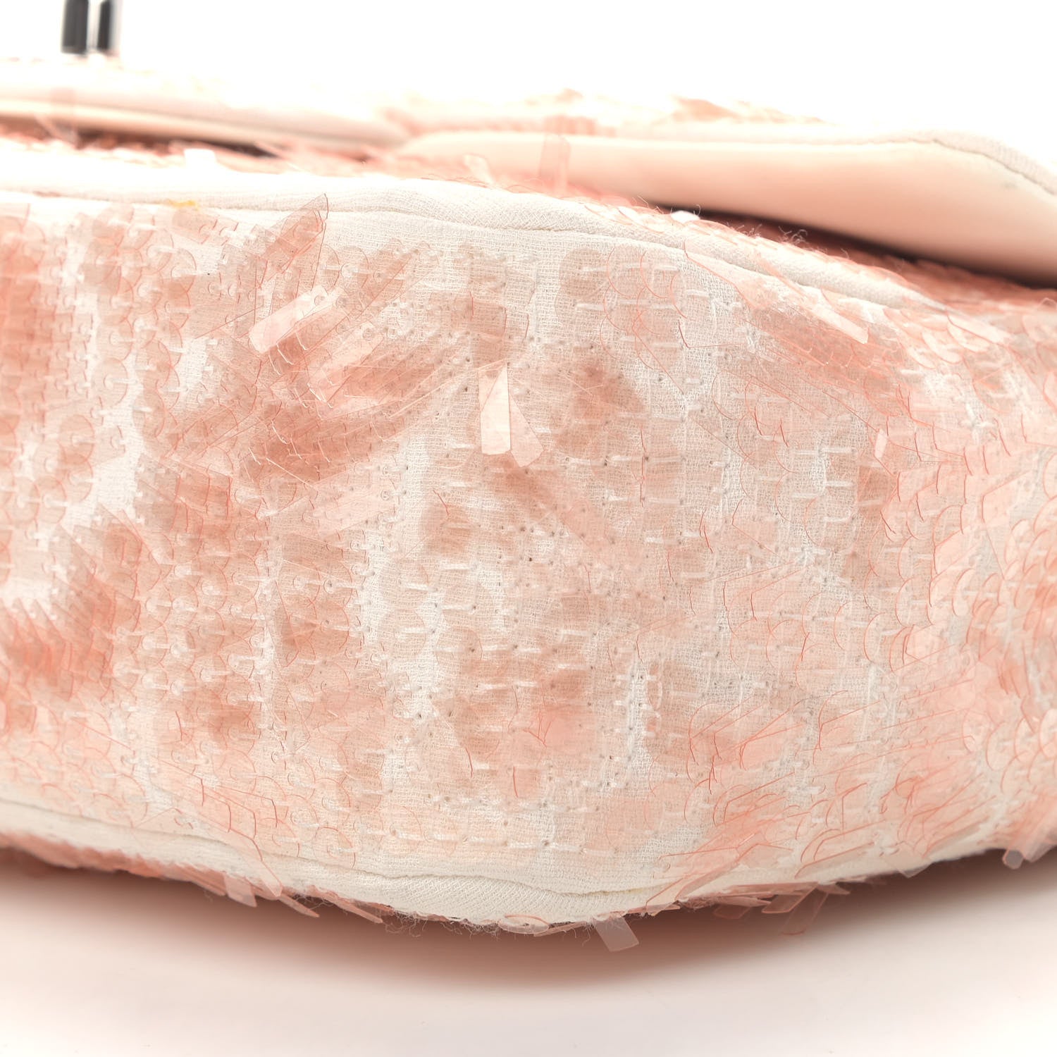 Chanel Sequin Paillette Small Flap Light Pink 8 of 8