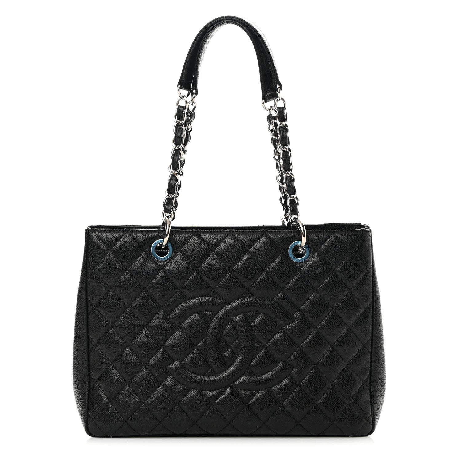 Chanel Caviar Quilted Grand Shopping Tote GST Black 1 of 10