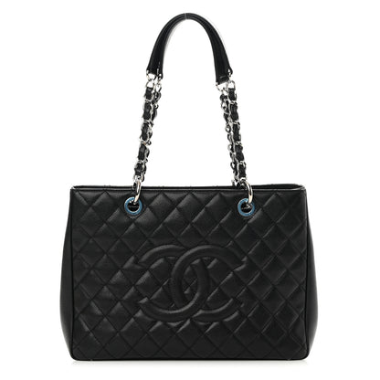 Chanel Caviar Quilted Grand Shopping Tote GST Black 1 of 10