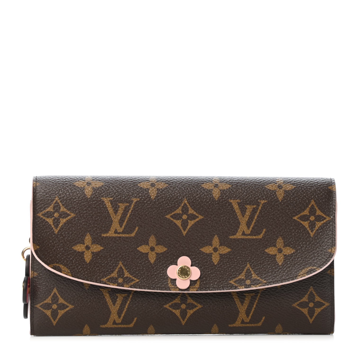 Louis Vuitton Monogram Bloom Flower Emilie Wallet 1 of 4