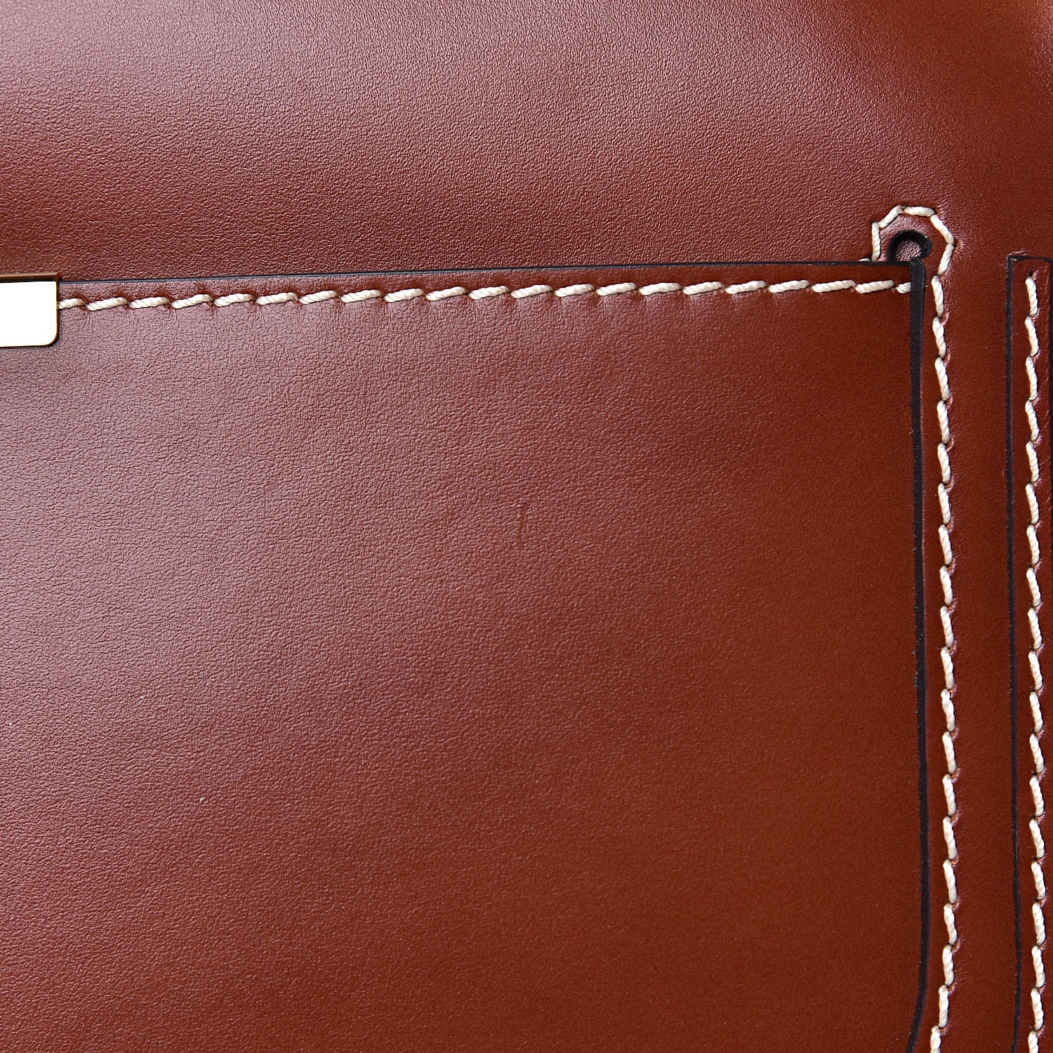 Chloe Calfskin Medium Marcie Saddle Shoulder Bag Sepia 9 of 9