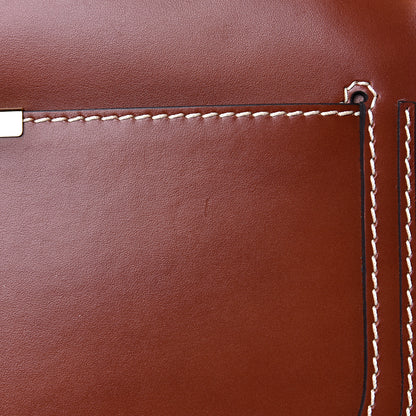 Chloe Calfskin Medium Marcie Saddle Shoulder Bag Sepia 9 of 9