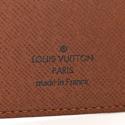 Louis Vuitton Monogram Porte Valeurs Checkbook Wallet 6 of 8