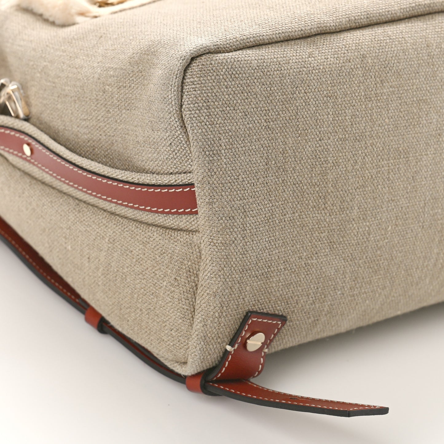 Canvas Logo Woody Backpack Sepia Brown