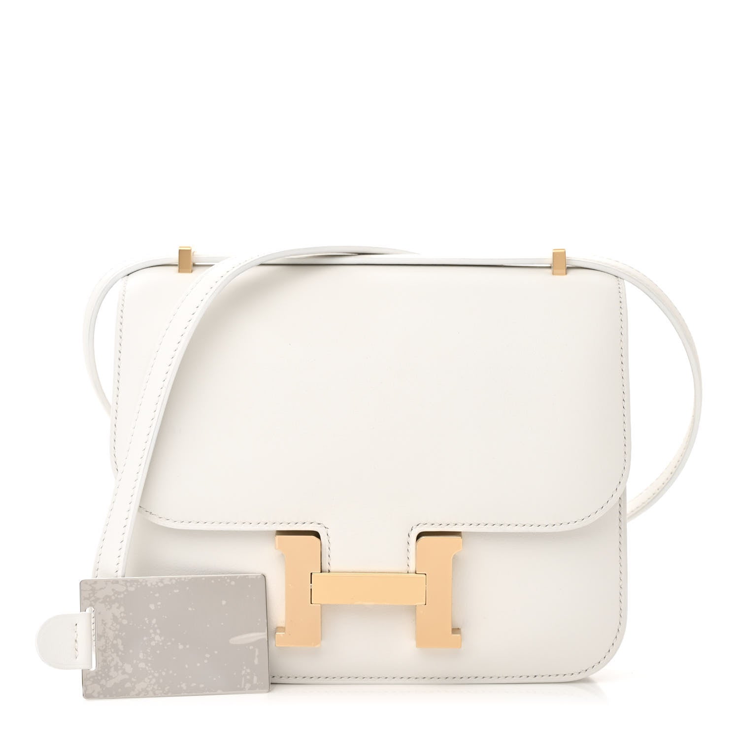 Hermes Swift Constance 18 New White 6 of 23