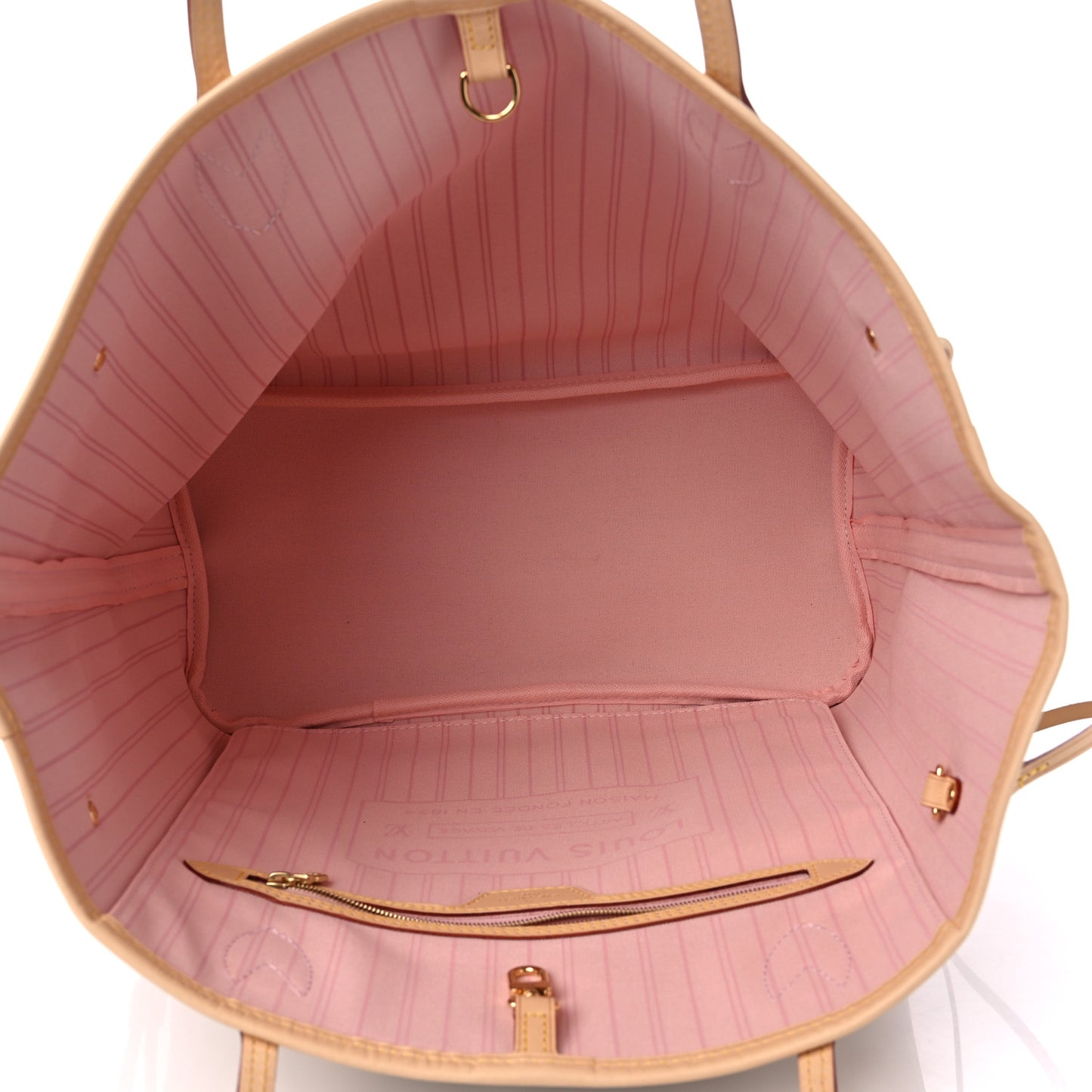 Damier Azur Neo Neverfull MM Rose Ballerine