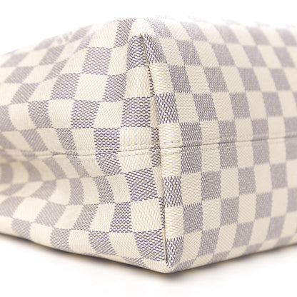 Louis Vuitton Damier Azur Graceful MM Rose Ballerine 7 of 10