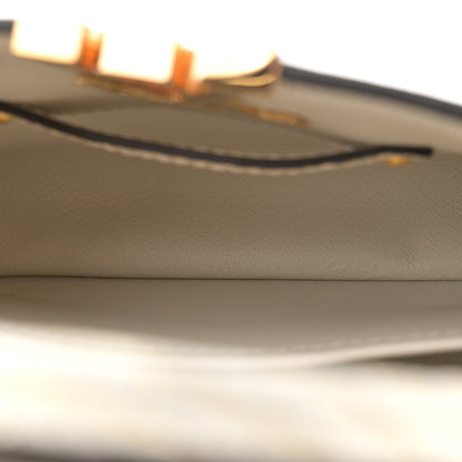 Louis Vuitton Metallic Lizard Capucines Mini White Gold 5 of 10