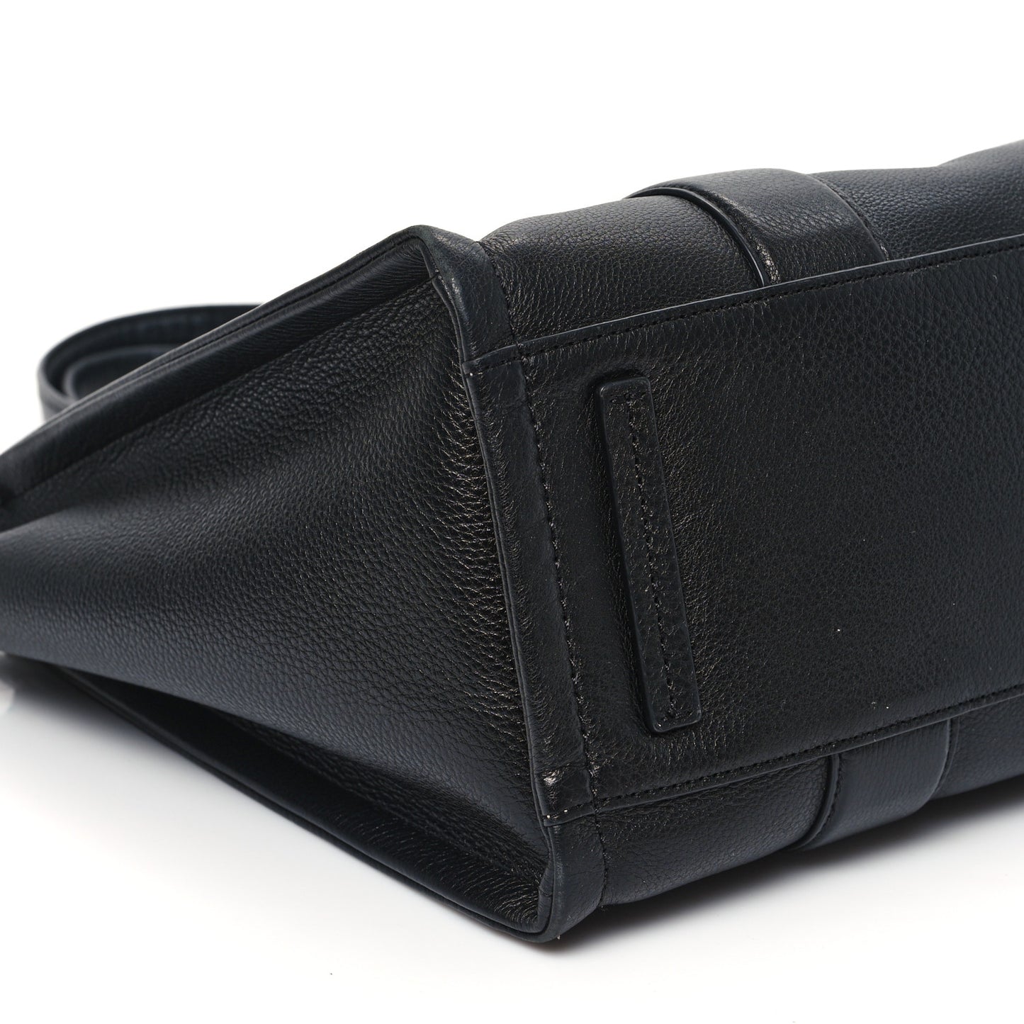 Grained Calfskin Large The Tote Bag Black