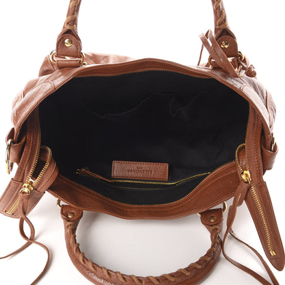 Balenciaga Agneau Classic Gold Hardware Velo Marron Cognac 5 of 11