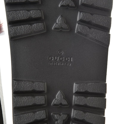 Gucci Guccissima Signature Mens Lug Sole Slide Sandals 9 Hibiscus Red 6 of 7