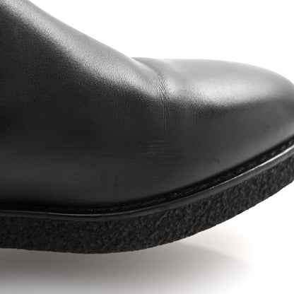 Hermes Heritage Calfskin Follow Ankle Boots 38 Black 11 of 12