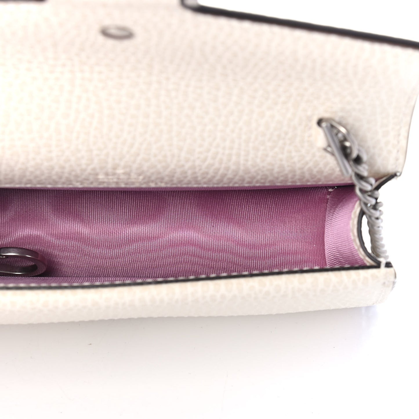 Dollar Calfskin Crystal Super Mini Dionysus Shoulder Bag Mystic White Black Diamond