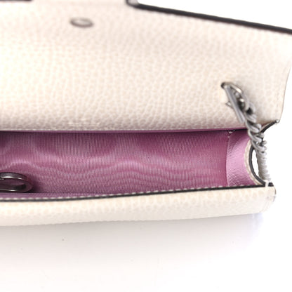 Gucci Dollar Calfskin Crystal Super Mini Dionysus Shoulder Bag Mystic White Black Diamond 5 of 9