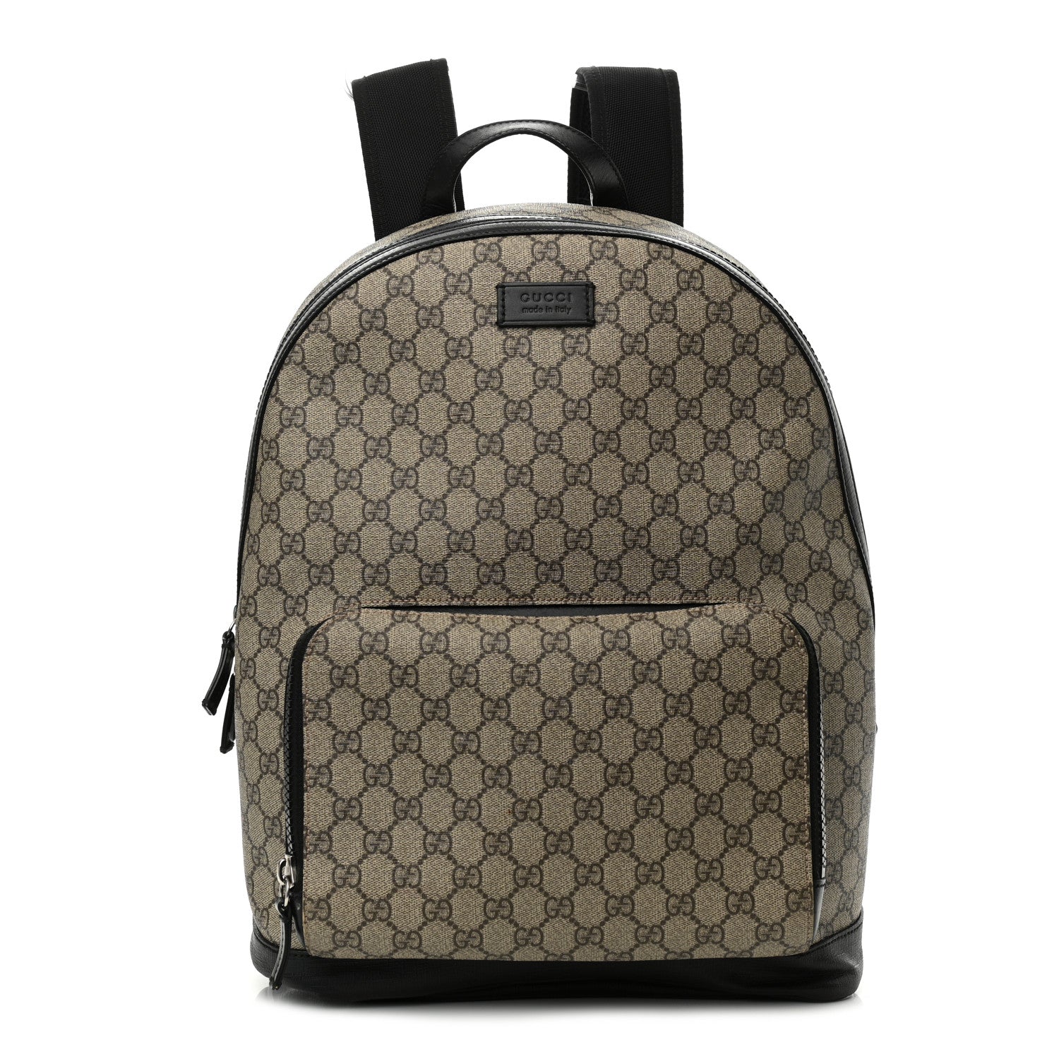 Gucci GG Supreme Monogram Medium Backpack Black 1 of 14