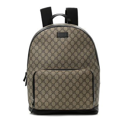 Gucci GG Supreme Monogram Medium Backpack Black 1 of 14