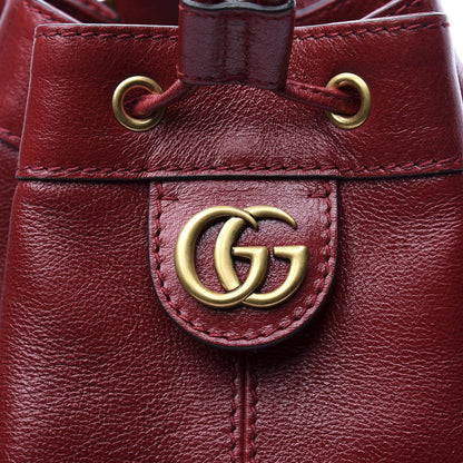 Gucci Piuma Lux Energy Medium Re(Belle) Convertible Bucket Bag Hibiscus Red 11 of 11