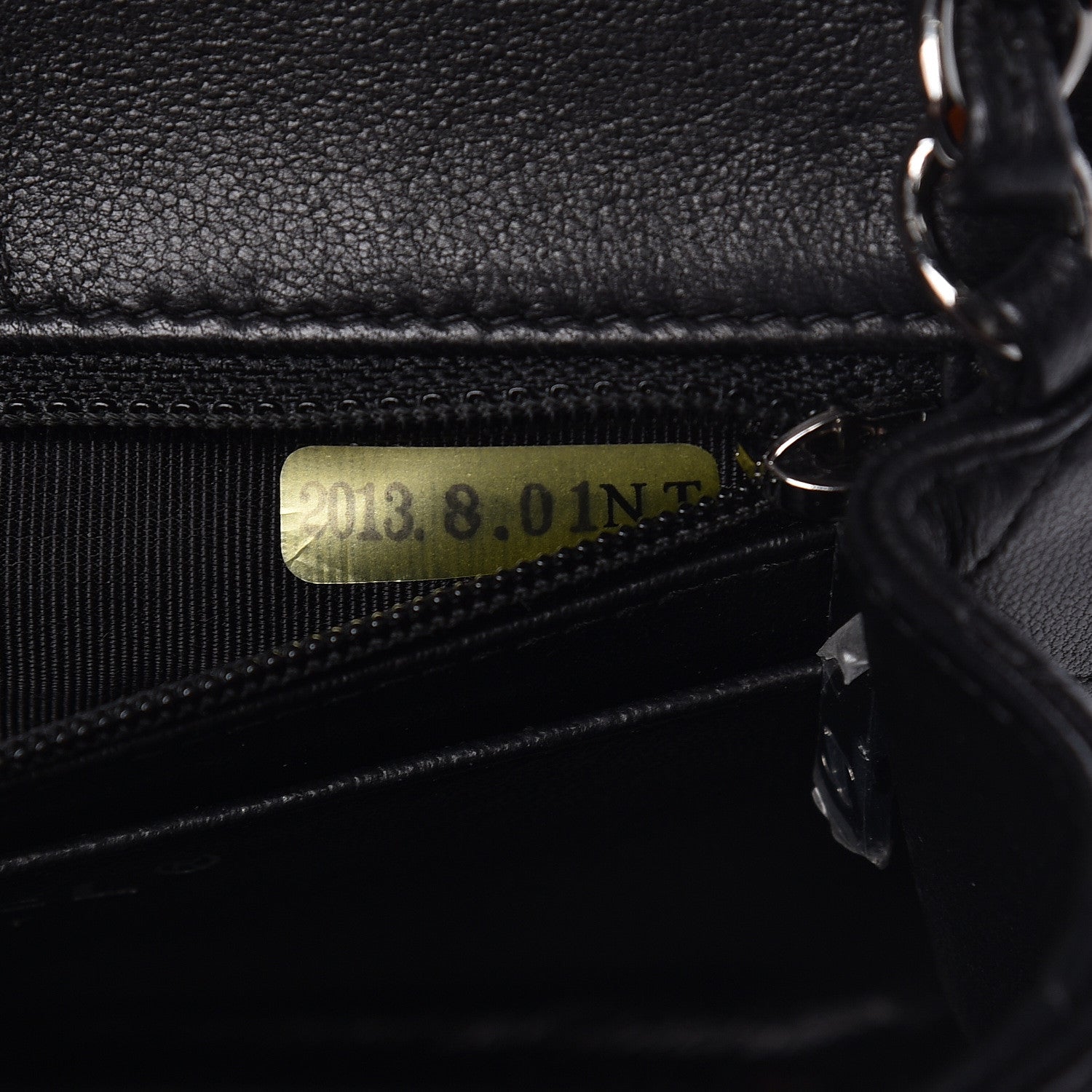Chanel Lambskin Quilted Mini Square Flap Black 10 of 13