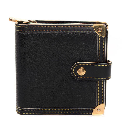 Louis Vuitton Suhali Compact Zipped Wallet Black 1 of 8