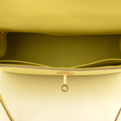 Hermes Epsom Kelly Sellier 32 Soufre 4 of 9
