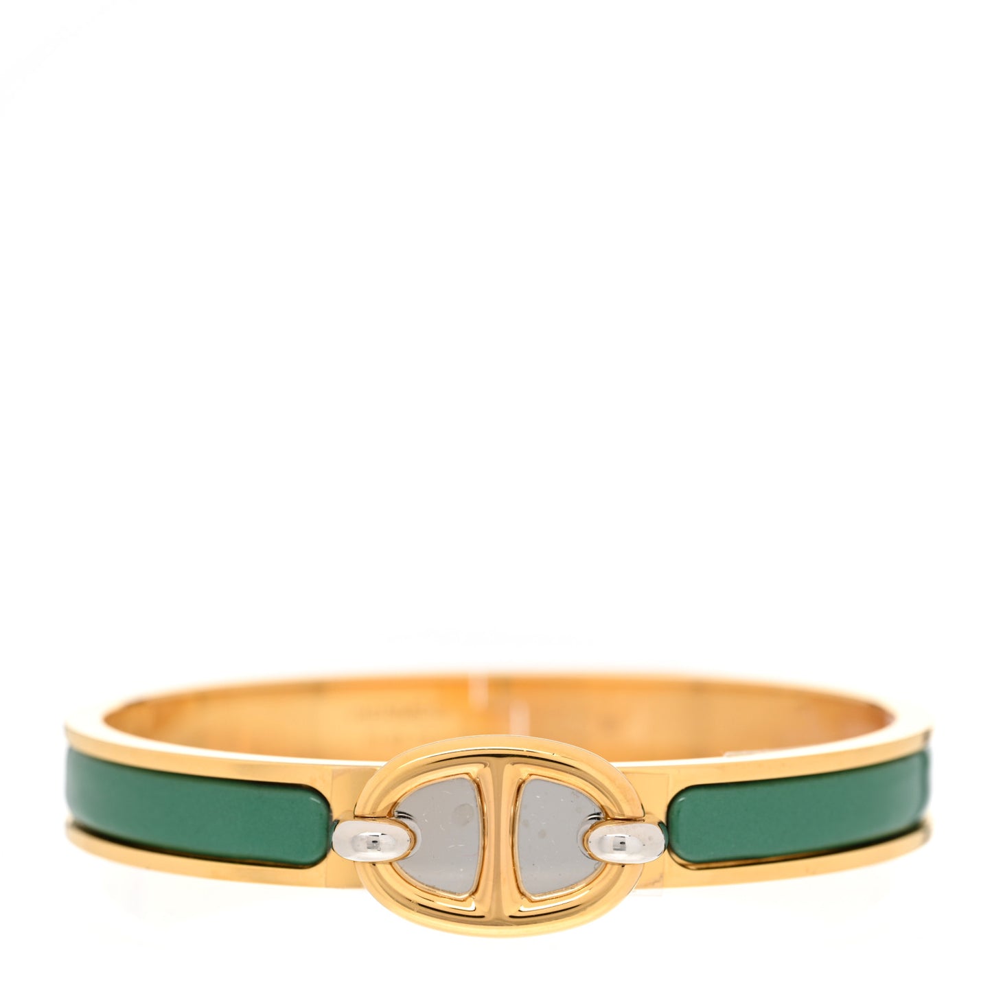 Enamel Mini Farandole Clic Chaine D'Ancre Bracelet Vert Flamboyant