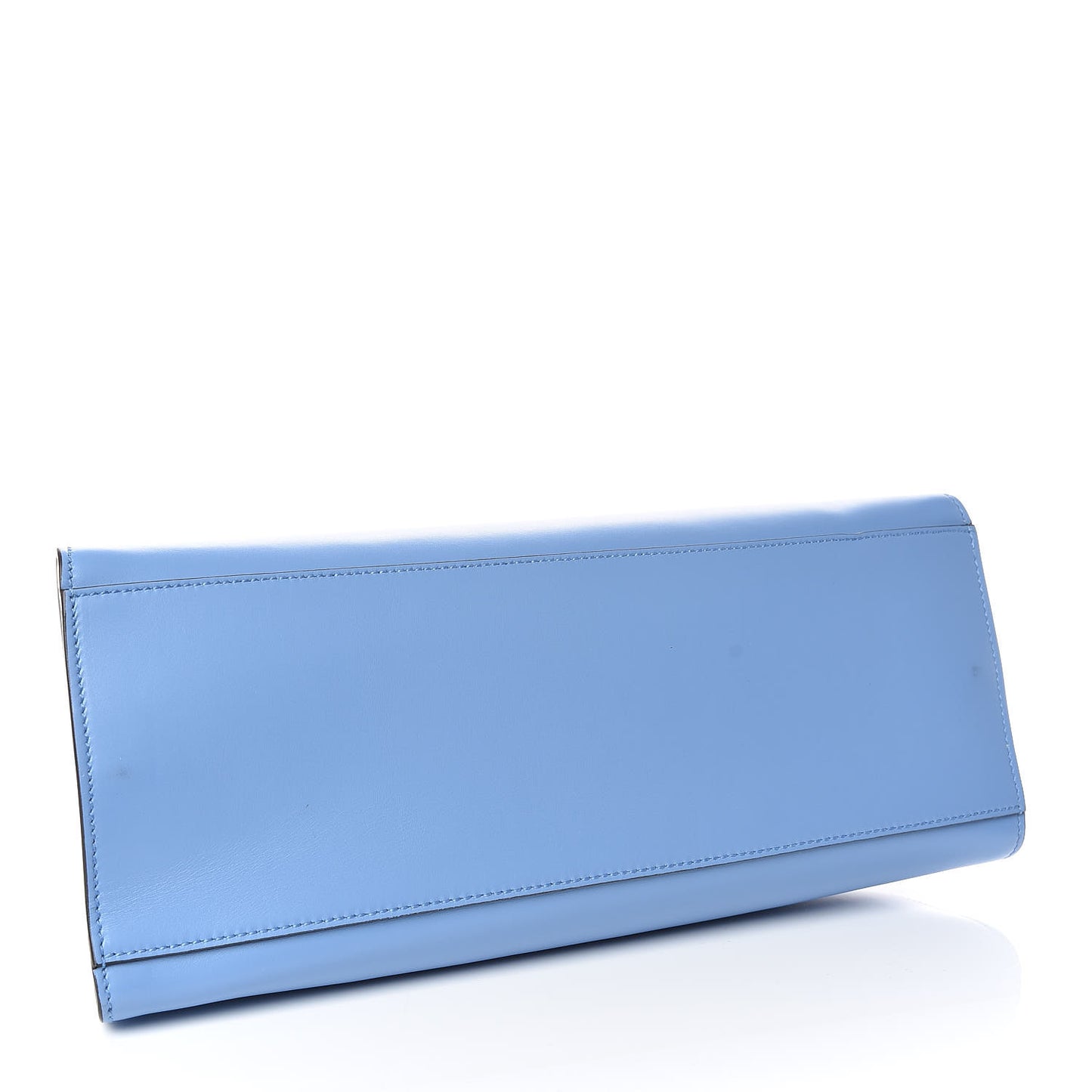 Nappa Bamboo Web Medium Nymphaea Top Handle Bag Azure Mystic White