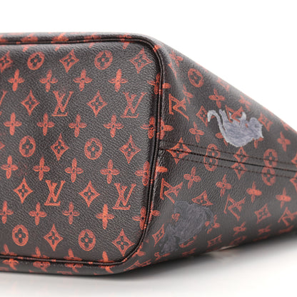 Louis Vuitton Catogram Neverfull MM Marron 10 of 12