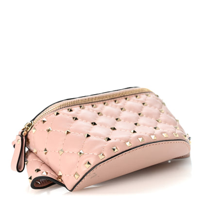 Valentino Garavani Lambskin Rockstud Spike Belt Bag 85 Water Rose 3 of 9