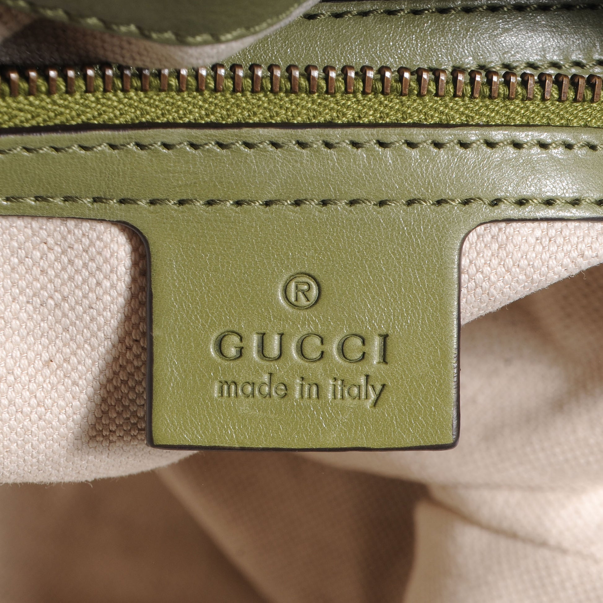 Gucci Soft Calfskin Icon Top Handle Bag Green Tea 6 of 8