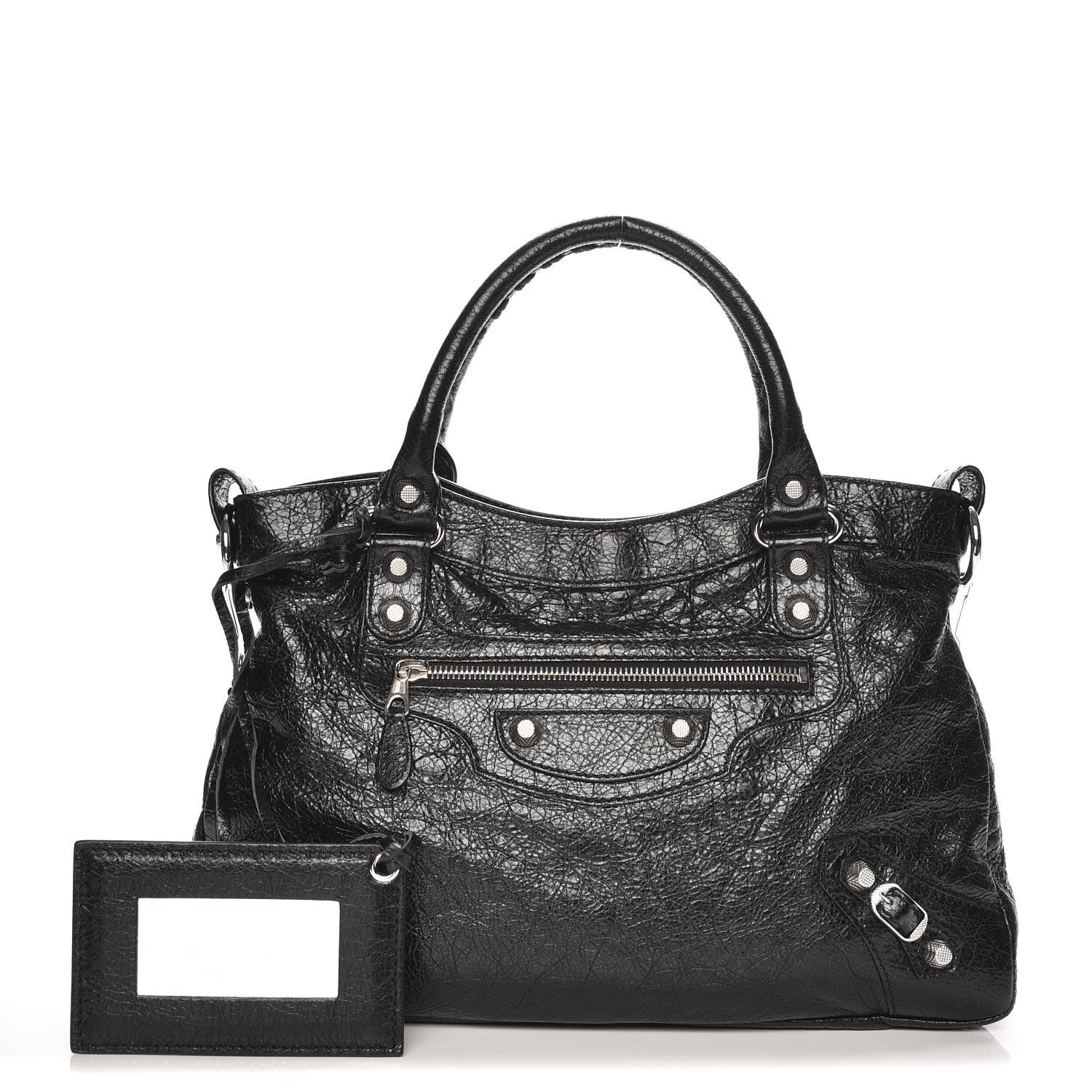 Balenciaga Agneau Giant 12 Silver Hardware Town Black 1 of 8