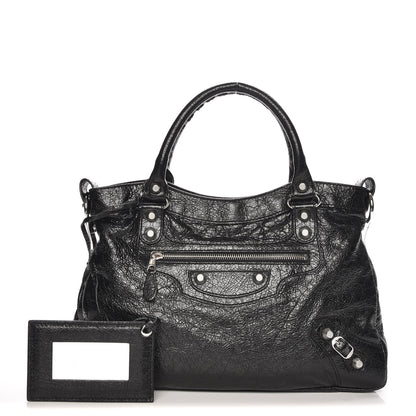 Balenciaga Agneau Giant 12 Silver Hardware Town Black 1 of 8