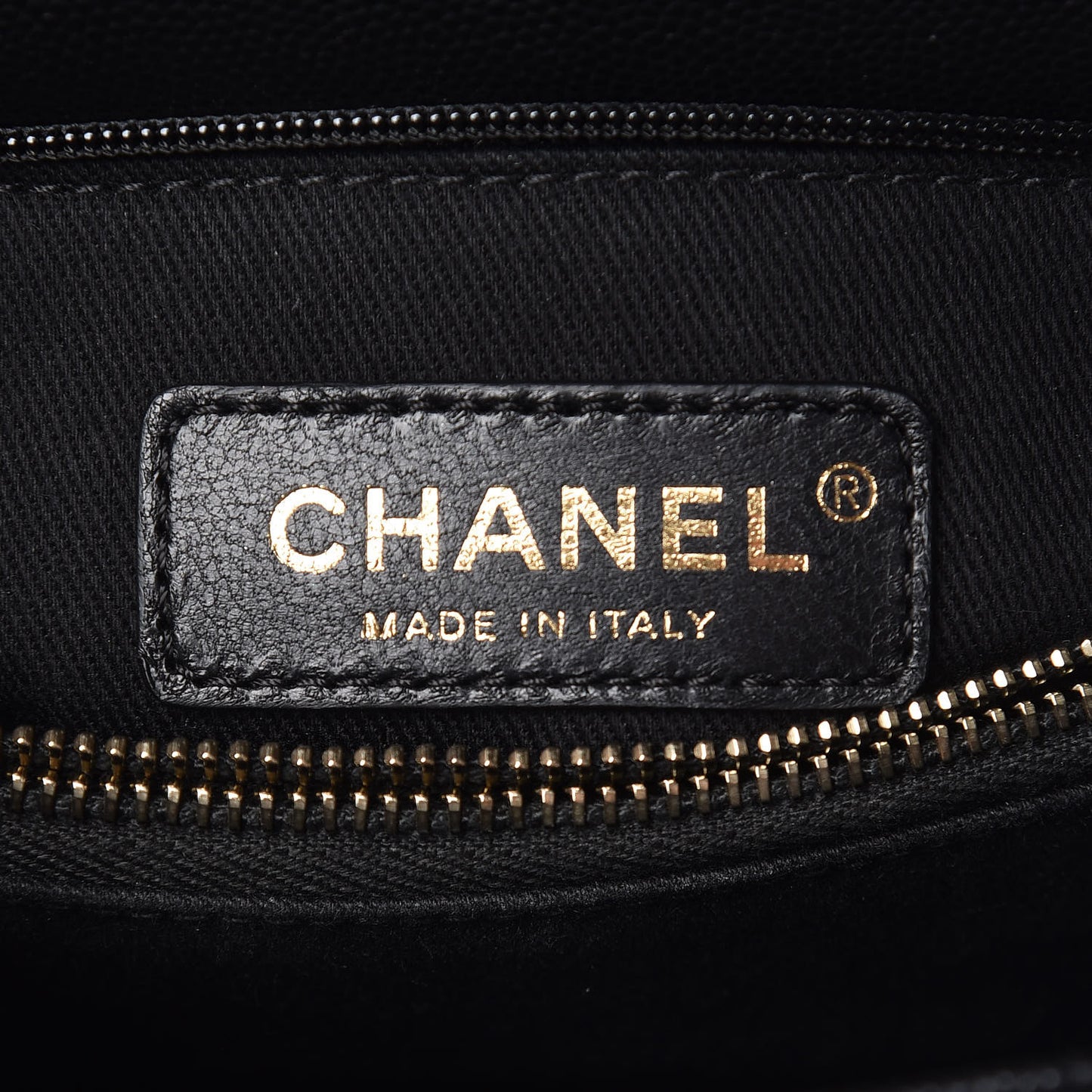 Caviar Lizard Embossed Quilted Small Coco Handle Flap Black