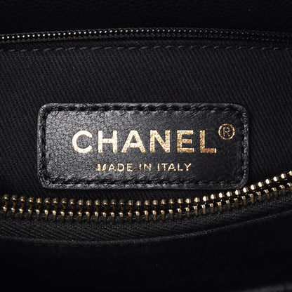 Chanel Caviar Lizard Embossed Quilted Small Coco Handle Flap Black 8 of 19