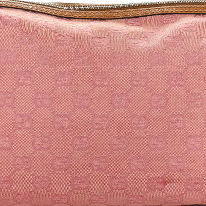 Gucci Monogram Horsebit Top Handle Hobo Bag Pink 8 of 10