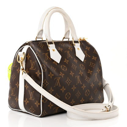 Louis Vuitton Monogram LV Match Speedy Bandouliere 25 White 3 of 17